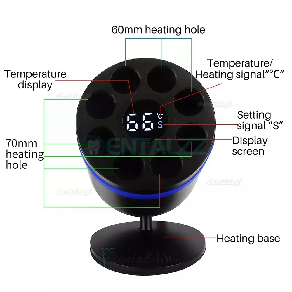 Podgrzewacz dentystyczny AR digital kompozytowy materiał grzewczy z żywicy 40-70℃