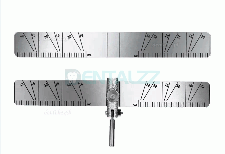 Lokalizator pozycjonowania implantów stomatologicznych Miernik linijki