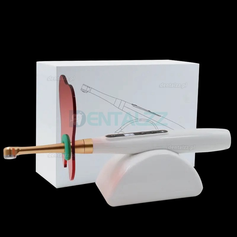 Dental Bezprzewodowa lampa utwardzająca LED 1 sekunda utwardzania z wykrywaniem próchnicy 6 trybów 1800 MW/CM2