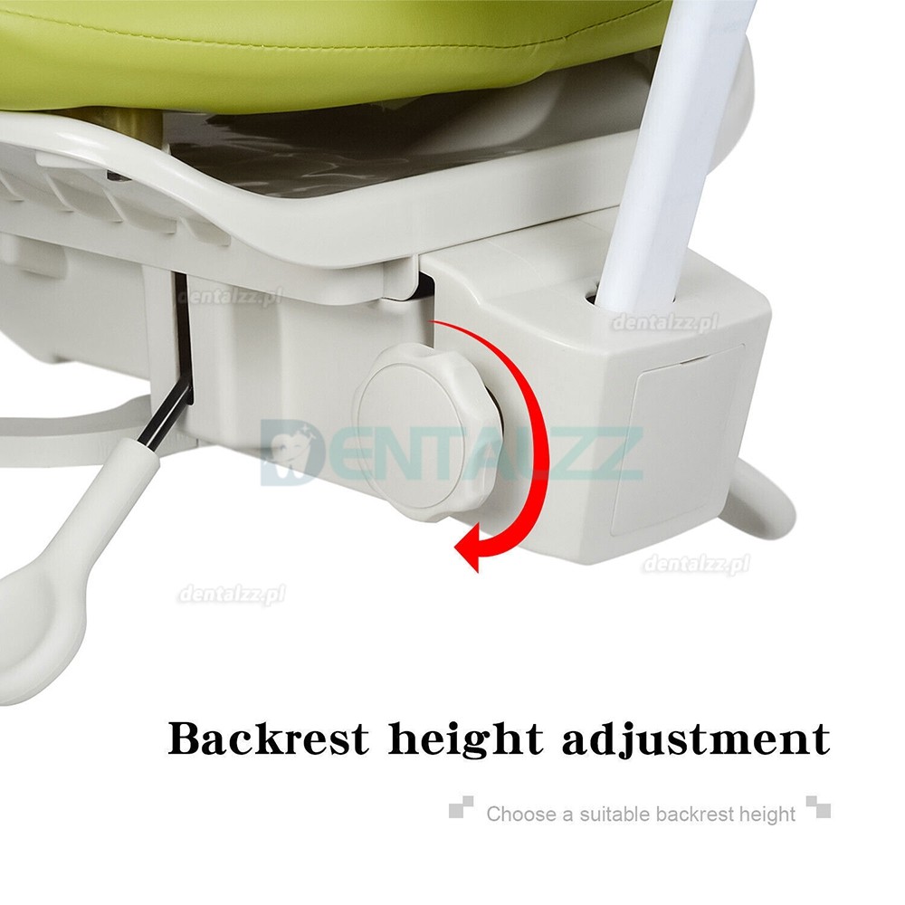 Ergonomiczny stołek pod mikroskop stomatologiczny fotel mikrochirurga z podłokietnikiem sterowany nogą