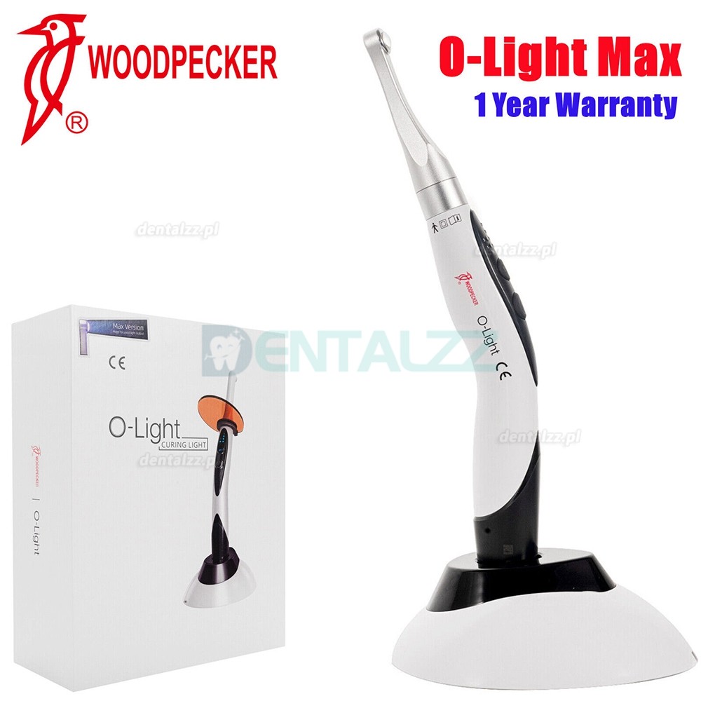 Woodpecker O-Light MAX 1-sekundowa lampy polimeryzacyjne LED do utwardzania z metalową głowicą