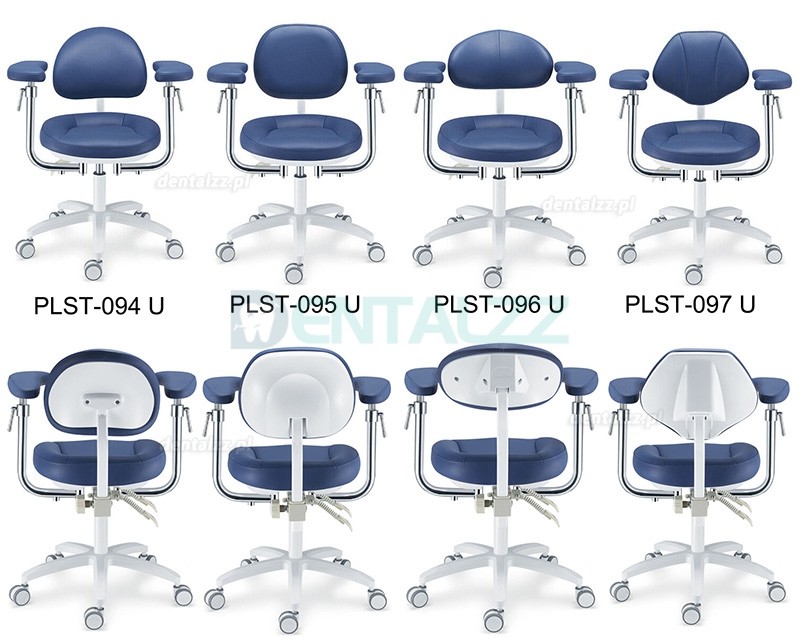 PLST-09 Szereg Ergonomiczny stołek pod mikroskop stomatologiczny stołek chirurga stomatologa z amrest