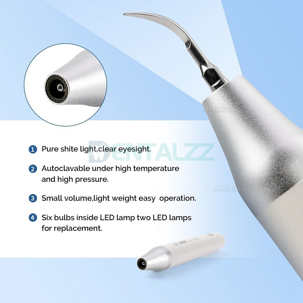 VRN DA-10 Dental ultradźwiękowy skaler piezoelektryczny ze zdejmowaną rękojeścią LED