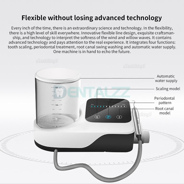 VRN-Q5 Stomatologiczny skaler ultradźwiękowy z rękojeścią LED Bezbolesny system terapii przyzębia
