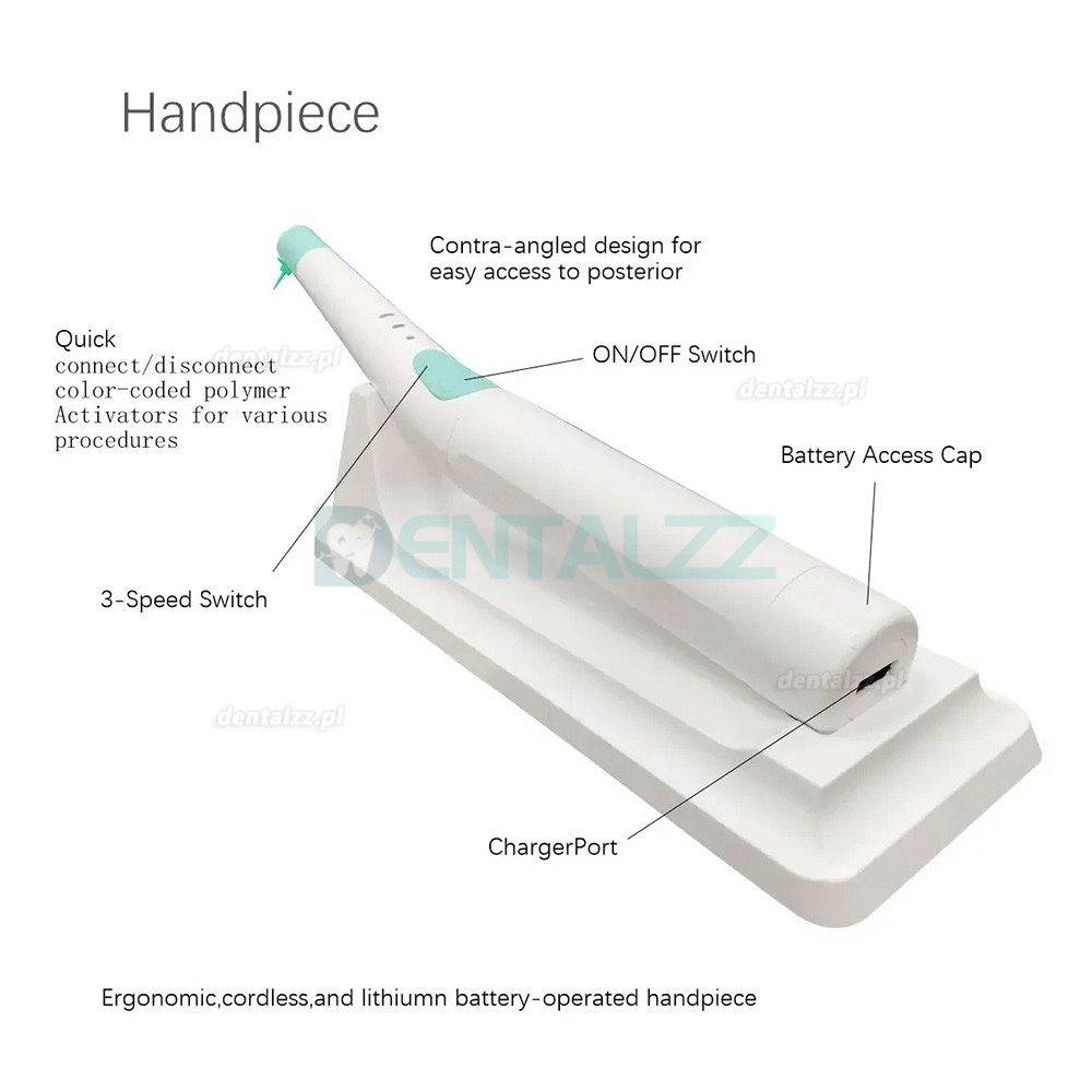 YAHOPE A3 Aktywator ultrasoniczny endodontyczny końcówka endodontyczna z 120 szt. Końcówek